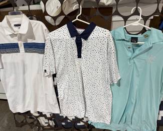 Mens L and XL new and nearly new golf resort shirts - $10 each 