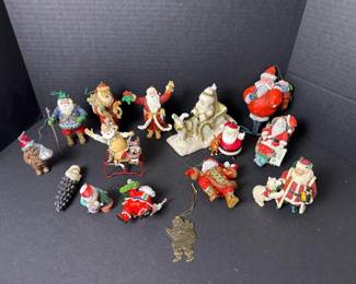 280 assortedsantaclauschristmasornaments