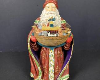 088 noahsarksantaclausfigurinefolkart