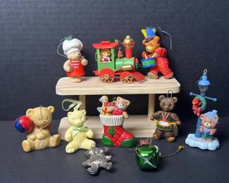 146 assortedteddybearchristmasornaments