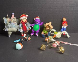 116 assortedcharacterchristmasornaments