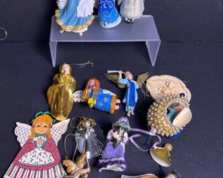 226 assortedangelchristmasornamentsinva