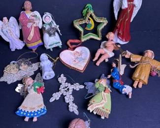 231 assortedangelchristmasornamentsandf