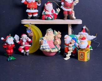 025 santaclauschristmasornamentsassorted