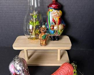 240 assortedglassholidayornamentsanddec