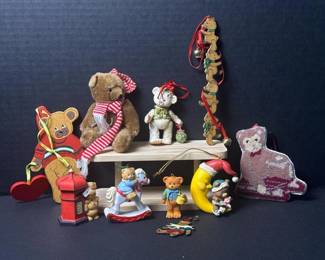 128 assortedbearchristmasornaments