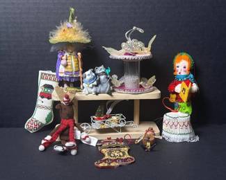 132 assortedhandmadeanddecorativechristm