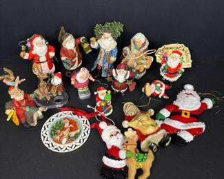 294 vintagesantaclauschristmasornaments