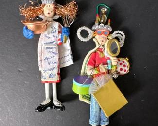255 whimsicalmixedmediafemalefigurinesw