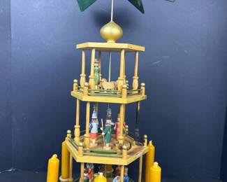 003 multitierwoodenchristmascarouselwith
