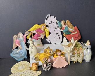 049 vintageangelchristmasornamentsandde