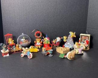 263 assortedvintagechristmasbearandanim
