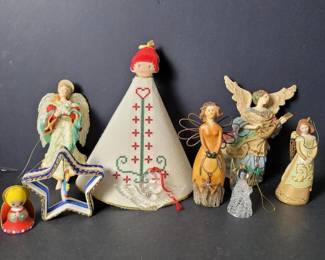 216 assortedangelandchristmasfigurinesa
