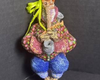 113 whimsicalmixedmediaanimalandsantac