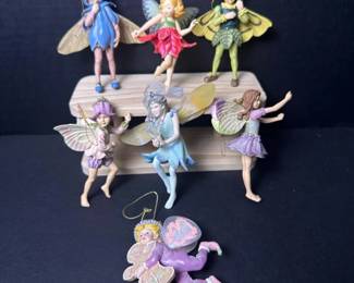 145 assortedfairyfigurineornamentswithf