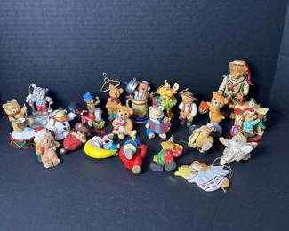 259 assortedteddybearchristmasornaments