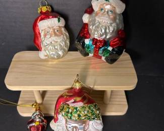 239 santaclausglasschristmasornamentsha
