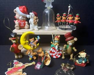 127 assortedbearandanimalchristmasornam