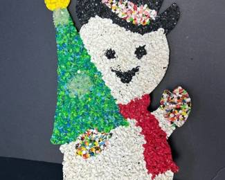 345 colorfulrecycledplasticsnowmanwallh