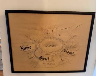 Home Sweet Home Calligraphy