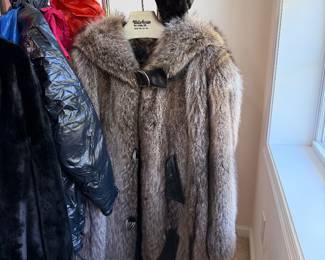 Vintage Fur with Matching Hat Canadian Made