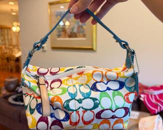 Y2K Vintage Multicolor Logo Bag Pristine Condition