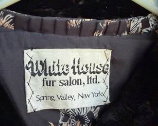 White House Fur Salon Mink with Matching Hat