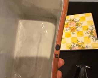 MacKenzie Childs Butter Dish