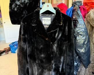 White House Fur Salon Mink with Matching Hat