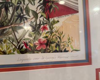 Loquats over St. George's Harbour by Jill Amos Raine 689/1500