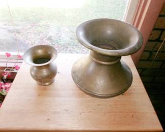 BRASS SPITOONS