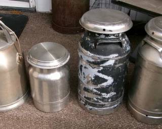 MILK CANSSS MILK CANS