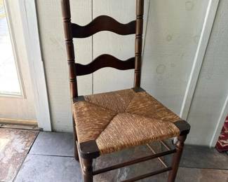 260 ladderbackdiningchairwithrushseat