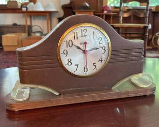 162 windsorartdecomantelclockbygibralt