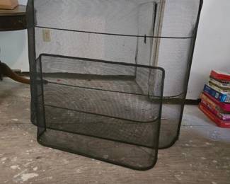 320 blackmeshfireplacescreens