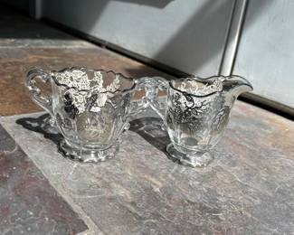263 vintagefloralsilveroverlayglasscrea