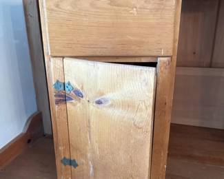 242 woodcabinetwithdrawerandhingeddoor