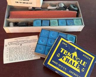 295 billiardcuetiprepairkittrianglecha
