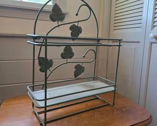 315 metalleafmotifrackororganizer