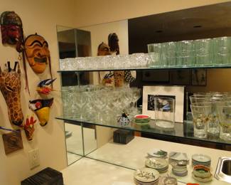 Masks and glassware