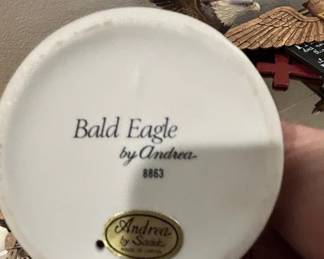 Andrea by Sadek Bald Eagle Figurine B second image