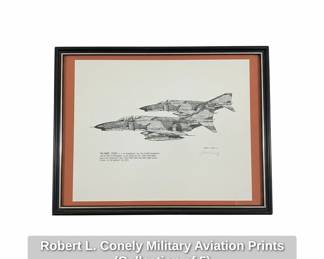 Robert L. Conely Military Aviation Prints Collection of  second image