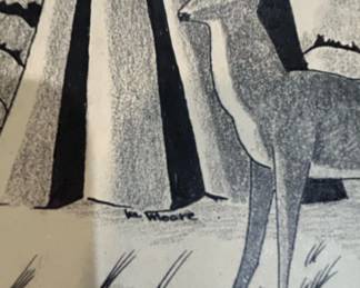 Collection of Four Original Illustrations by Mary Moore third image