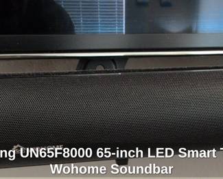 Samsung UNF inch LED Smart TV with Wohome Soundbar second image