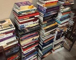 Large Estate Collection of Assorted Hardcover Books second image