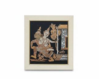 Thai Ramakien Temple Rubbing Art Set fifth image