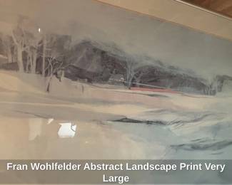 Fran Wohlfelder Abstract Landscape Print Very Large second image
