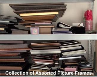 Collection of Assorted Picture Frames