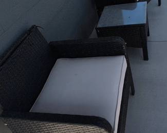 Piece Wicker Patio Bistro Set
