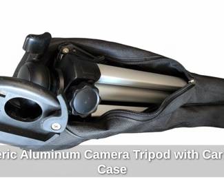 Generic Aluminum Camera Tripod with Carrying Case